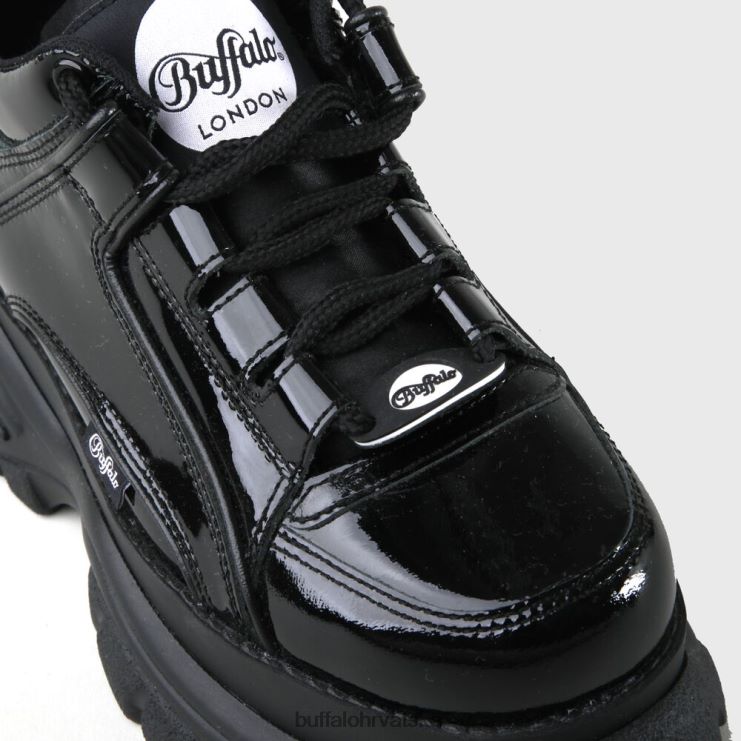crno Buffalo classic kick lakirana koža |tenisice TDD6T848